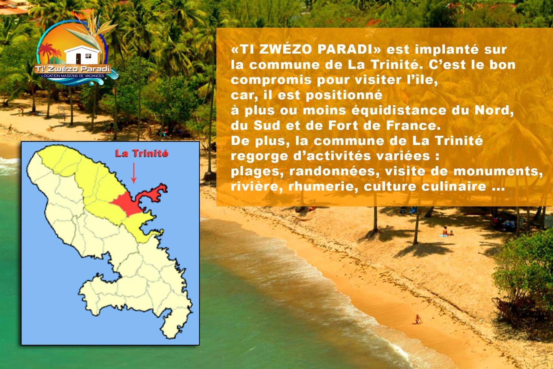 F3 Hibiscus - Piscine Chauffee - Vue Mer - 9 Min De La Plage - Ti Zwezo Paradi La Trinité Exteriör bild